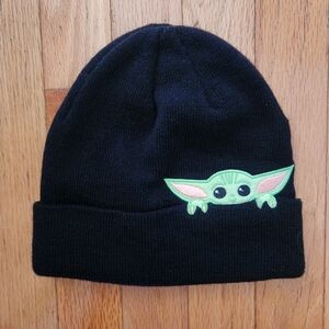 Grogu Mandalorian Disney Star Wars Black Beanie